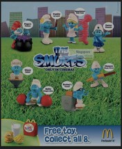 2011 Mcdonald The Smurfs Complete Lot - $74.30