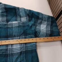 Dip RN#29360 Women's Green Flannel Plaid Button Up Fleece Shirt Jacket Size 2X image 5