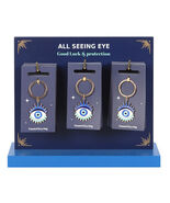 24 Wiccan All Seeing Eye Of Protection Keychain Charms With Display Stan... - €85,79 EUR