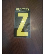 Reflective Letter &quot;Z&quot; Yellow 3&quot; - $13.38 CAD