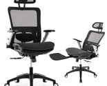 Ergonomic Mesh Office Chair With Footrest, High Back Computer Executive ... - $300.99