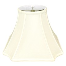 Royal Designs, Inc. Square Inverted Cut Corner Lamp Shade, BS-714-12EG, Eggshell - £46.49 GBP