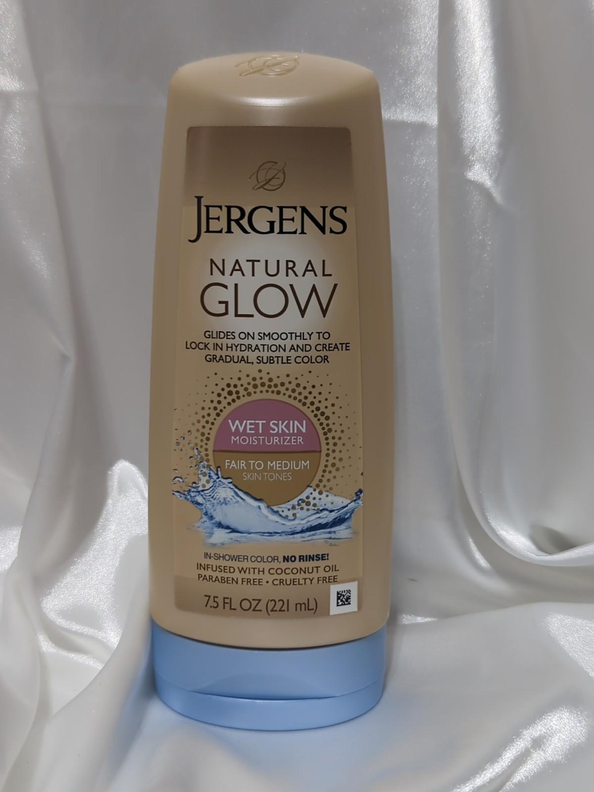 Jergens Natural Glow In-shower wet skin Moisturizer Self Tanner Fair to ... - $14.85