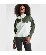 ATHLETA Zion Microfleece 1/2 Zip Sweatshirt Opal Green Hoodie Size Small - $23.00 CAD