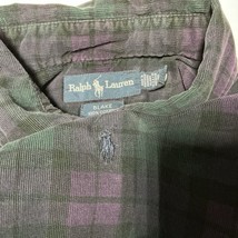 Polo Ralph Lauren Blake Corduroy Button Up L/S Mens Shirt Green/Purple P... - $428.72 MXN