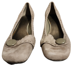 Franco Sarto Gray Suede Leather Low Pumps, Size 11M - £32.24 GBP