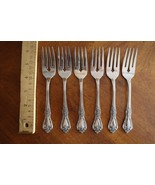 Lot 6 Salad Forks Oneida HH Kennett Square Stainless Distinction Deluxe ... - €13,68 EUR