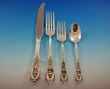 Rose Point by Wallace Sterling Silver Flatware Set for 8 Service 41 pcs ... - £2,144.35 GBP