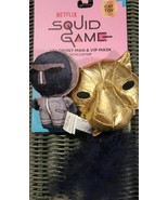 Squid Game Front Man and VIP Mask Cat Toys 2pk, Catnip, Netflix - $17.43 CAD