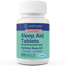 WELMATE | Sleep Aid | Doxylamine Succinate 25mg | Nighttime Sleep Aid | Safe &amp; E - £25.13 GBP