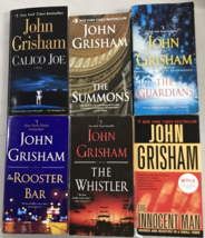John Grisham The Guardians Calico Joe The Innocent Man The Whistler The Summo X6 - £13.19 GBP