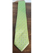Twisted Fin Naples Florida Necktie Green White Blue Lighthouses Silk Bus... - €12,70 EUR