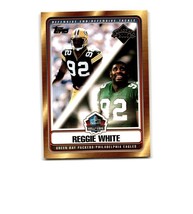 Reggie White 2006 Topps Nfl Football Hall Of Fame Card #HOFT-RW Packers Eagles - £2.34 GBP