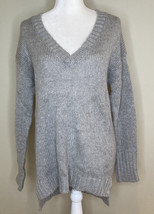 NWT Caslon Women’s Long Sleeve V Neck Sweater Size S In Grey F3 - £20.34 GBP