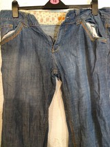 Ladies denim.co size 16 cotton blue jeans - £14.34 GBP