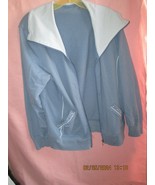 Women`s Calming Blue&#39;s Fleece Zip Jacket L - $13.65 CAD