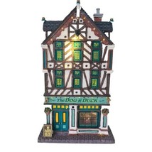 Lemax Essex Street Facade The Dog And Duck Pub Lighted Christmas Building 65073 - £62.91 GBP
