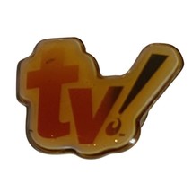 VTG 1990&#39;s TV! Network Logo Lapel Pin Nostalgic Obscure Cable TV Channel Rare - $19.95