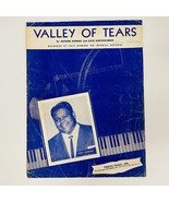 Valley Of Tears Piano Sheet Music By Fats Domino From 1957 Some Stains - £14.24 GBP