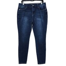 Judy Blue Skinny Dark Wash Denim Stretch Jeans Size 13/31 High Rise Clea... - $29.99