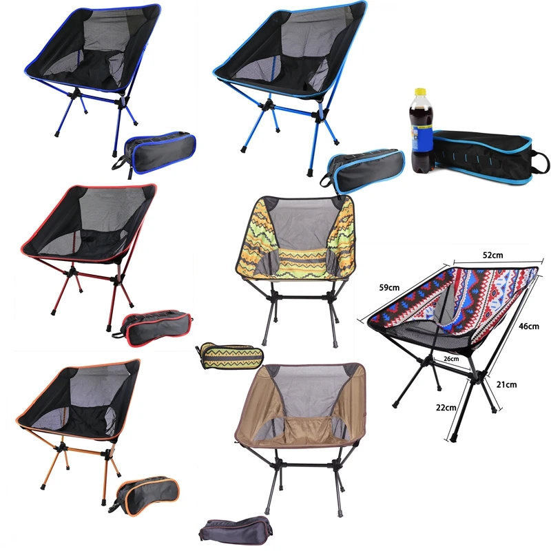 Outdoor Camping Chair Detachable Ultralight Portable Collapsible Stool Folding - £40.89 GBP