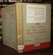 Thomas, Edward THE SONG OF THE LORD Bhagavadgita 1st Edition Thus 2nd Printing - £35.87 GBP