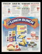 1983 The Lunch Bunch On The Go Circular Coupon Advertisement - £14.85 GBP
