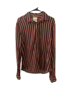 Denim &amp; Flower Ricky Singh Striped Long Sleeve Button Down Shirt Size M - £23.90 GBP