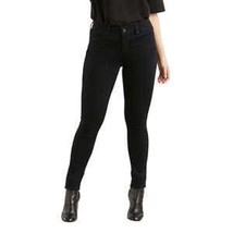 Levi&#39;s 311 Shaping Skinny Jeans Womens 14 32x30 Black Tummy Slimming Stretch NEW - £20.62 GBP