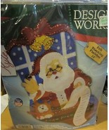 Design Works Christmas Felt Stocking Kit SANTA&#39;S LIST -NEW - £13.57 GBP