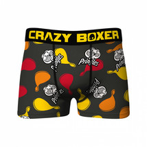 Crazy Boxers Pringles Chips All Over Boxer Briefs Black - $10.99