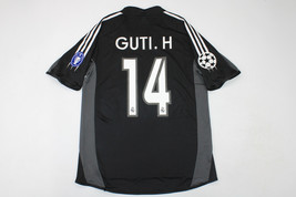 real madrid jersey 2004 2005 shirt guti playera chamarra camisa black - £63.77 GBP