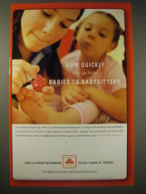 2004 State Farm Insurance Ad - How quickly they go from babies to babysitters - £14.77 GBP