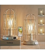 PR OF 11&quot; FARMHOUSE/INDUSTRIAL LOOK ACCENT LAMPS - $24.75