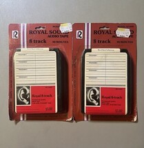 NOS Royal Sound 8 Track 90 AP-890 Sealed Set Of 2 - €10,23 EUR NOS Royal Sound 8 Track 90 AP-890 Sealed Set Of 2 - €10,23 EUR