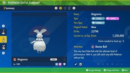 SHINY 6IV Hyper Trained XXXL Beta Home Magearna Event Pokemon Scarlet/Violet - £3.64 GBP