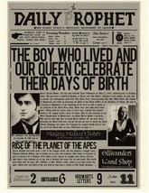 Harry Potter The Daily Prophet Boy Who Lived Flyer/Poster Prop/Replica - £1.65 GBP