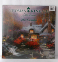 THOMAS KINKADE  2023 Wall Calendar 12&quot; x 24&quot; Andrews McMeel Publishing - £7.77 GBP