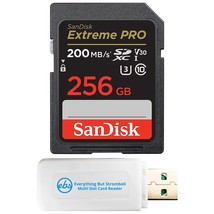SanDisk 256GB Extreme Pro Memory Card works with Sony FDRAX53/B 4K, FDR-... - $95.99