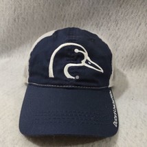 Ducks Unlimited Hat Embroidered Mesh Trucker Navy/White Baseball Adjusta... - $11.88