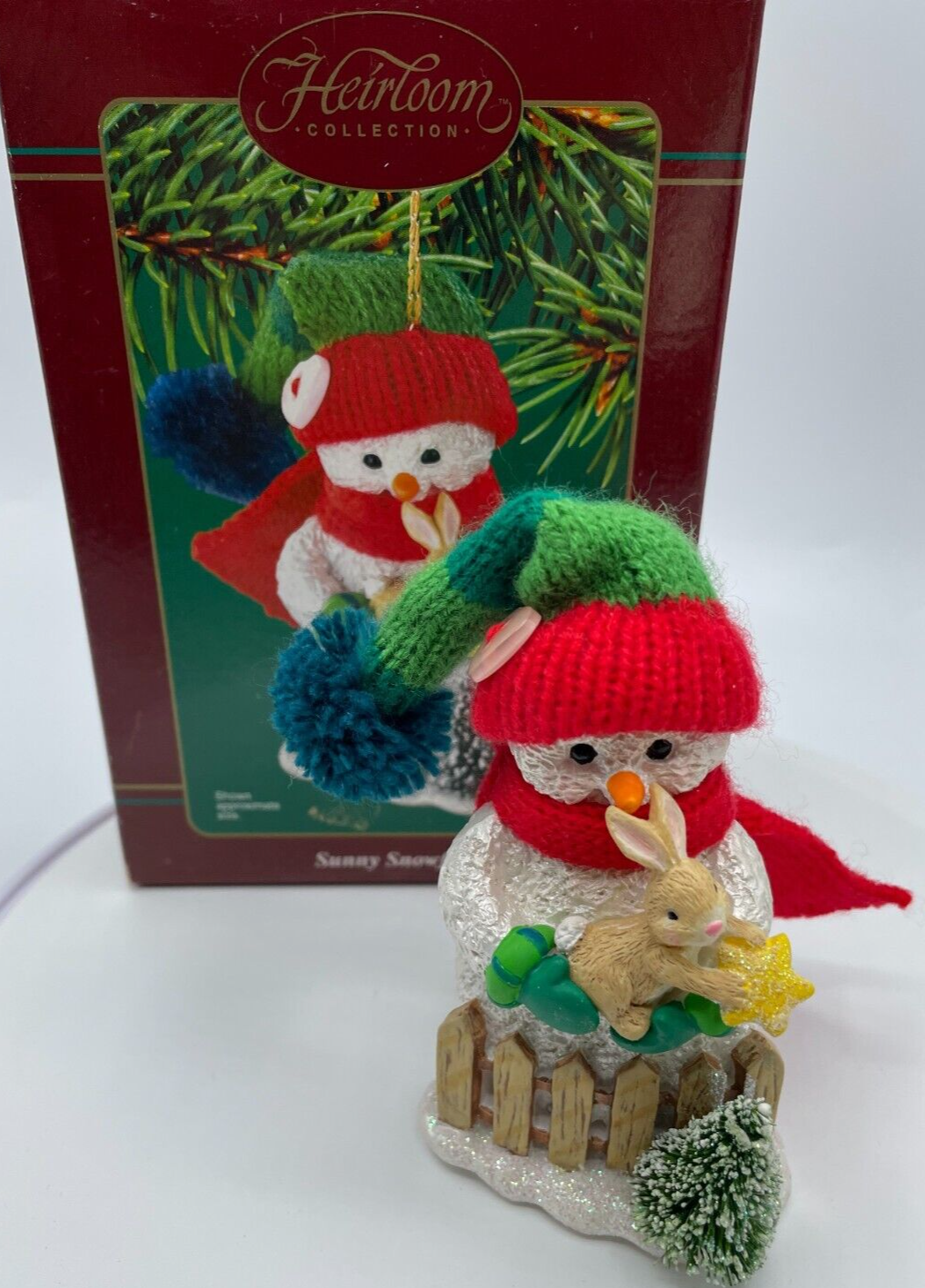 Carlton Cards Heirloom Collection Ornament "Sunny Snowfolk"  3rd in Series 2003 - $8.54