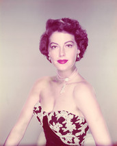 Ava Gardner 16x20 Canvas 1950's Glamour Portrait in Low Cut Red Dress With Pe - £55.39 GBP