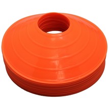 25 Orange Disc Cones Soccer Football Track Field Marking Coaching Practice - £20.44 GBP