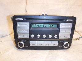 06-10 Volkswagen Rabbit Jetta Radio Single Cd W/ CODE Mp3 1K0035161D DWF24 - £39.05 GBP
