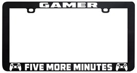 Gamer Five More Minutes Gamer Video Games License Plate Frame Holder - £5.62 GBP