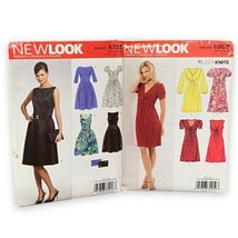 New Look Sewing Patterns Size 8-18 Lot Of 2 Misses Dresses Handbag 6723 6802 - £11.82 GBP