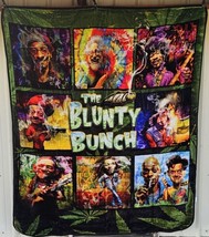 Blunty Bunch Snoop Marley Hendrix Garcia Cheech Chong Marijuana Queen Blanket - $61.25