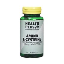 Health Plus Amino L-Cysteine 400mg Amino Acid Supplement - 60 Capsules  - $20.00