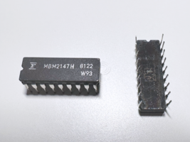 2X MBM2147H 2147H Fujitsu Static RAM 4K SRAM 4Kx1 Bit Memory IC Ceramic ... - $7.50