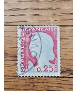 France Stamp Marianne 0,25fr Used 968 Circular Cancel - $1.36 CAD